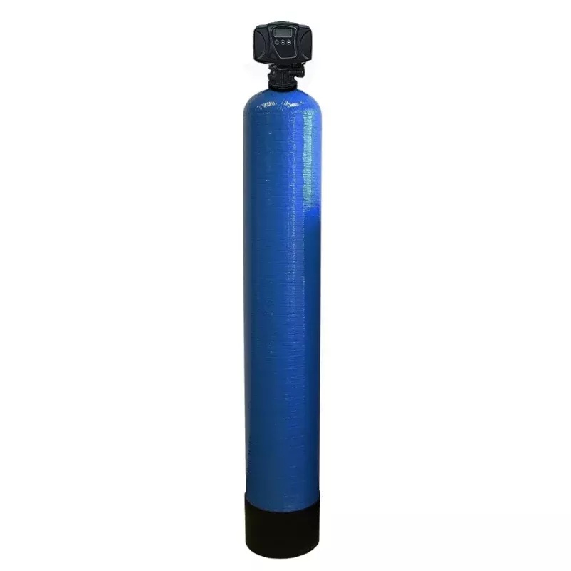 1.5 cu ft B/wash Carbon w/5600SXT Valve 10x54 Blue tank 1" SS By-Pass