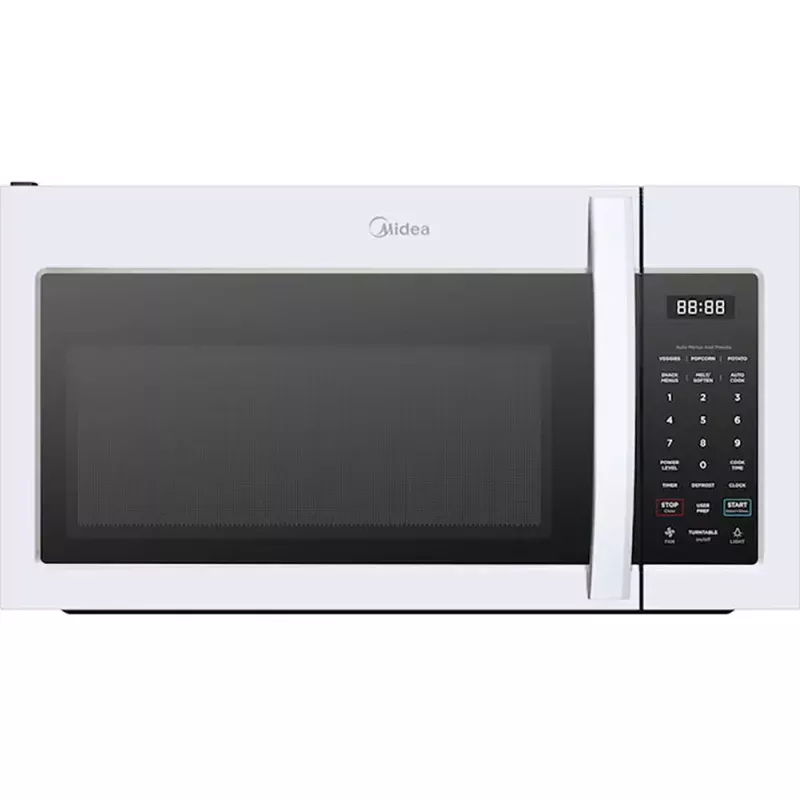 1.7 CuFt 1000 Wattage Over-the-Range Microwave in White