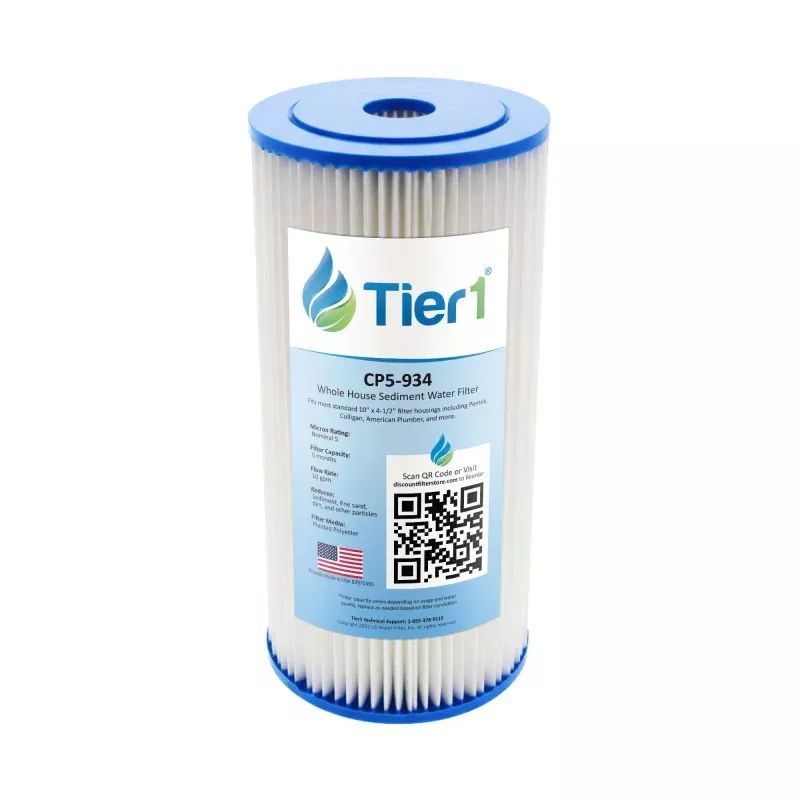 10 X 4.5 Pleated Polyester Replacement Filter (5 micron)
