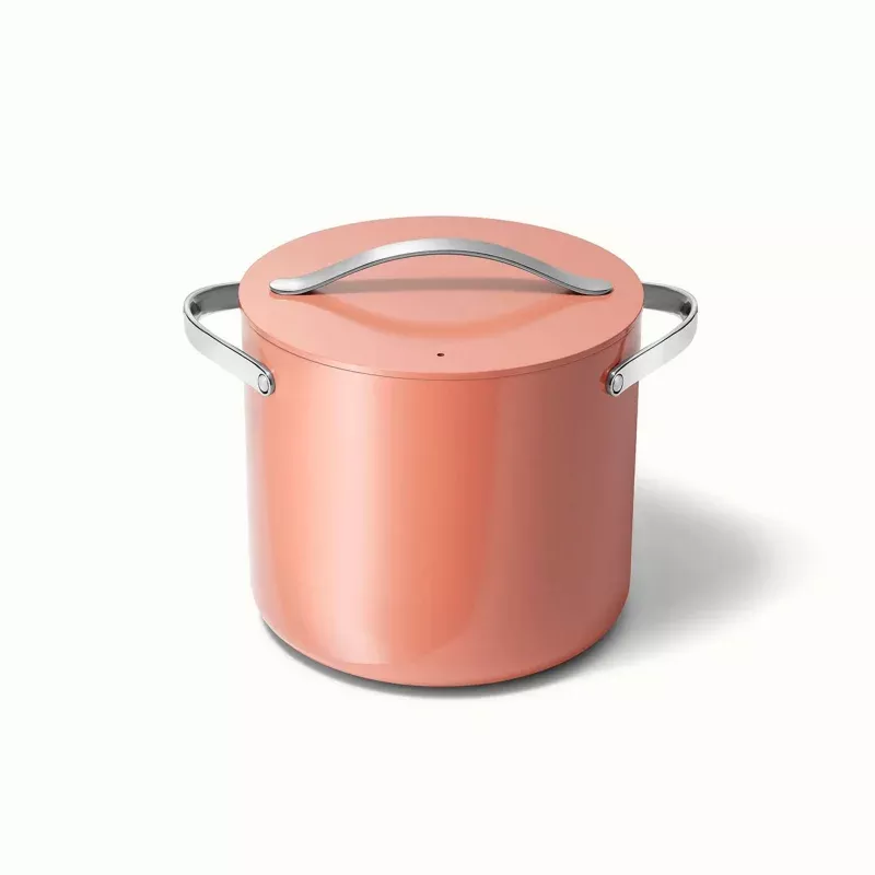 12 Qt Nonstick Ceramic Pot with Lid - Perracotta