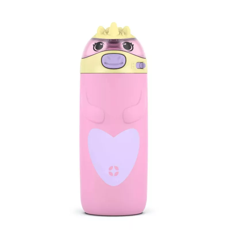 12oz Stainless Steel Water Bottle Cleo Pink