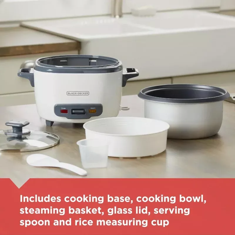 14-Cup Rice Cooker - White
