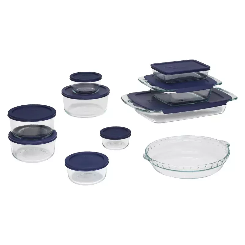 19pc Glass Bake and Store Set