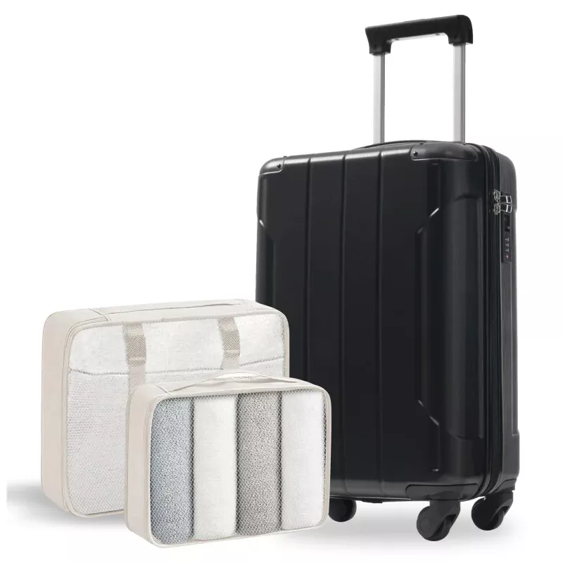 20" Hardshell Carry-On Luggage - Black