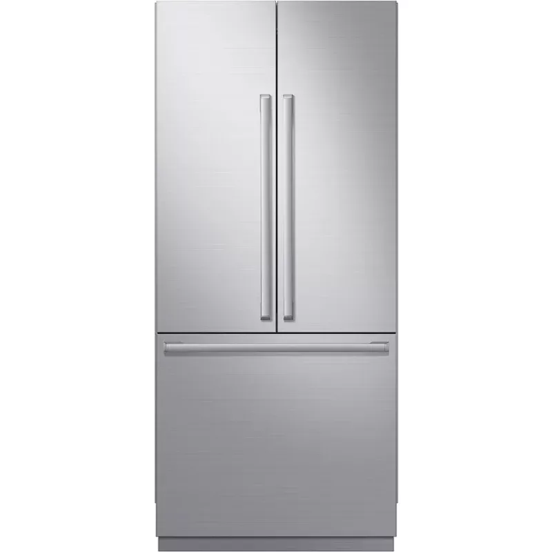 21.3 CuFt Panel Ready Bottom-Mount Refrigerator with MetalCool Interior