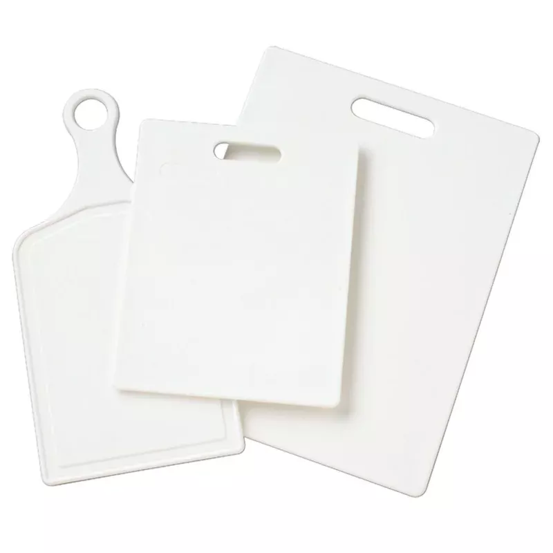 3-Piece Poly Cutting Board Set