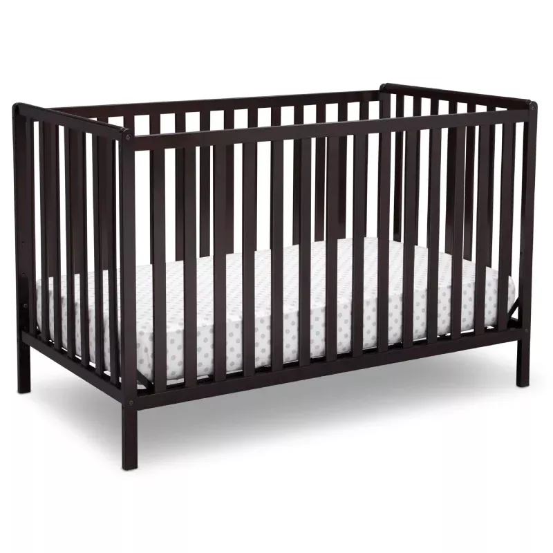 4-in-1 Convertible Crib - Dark Chocolate