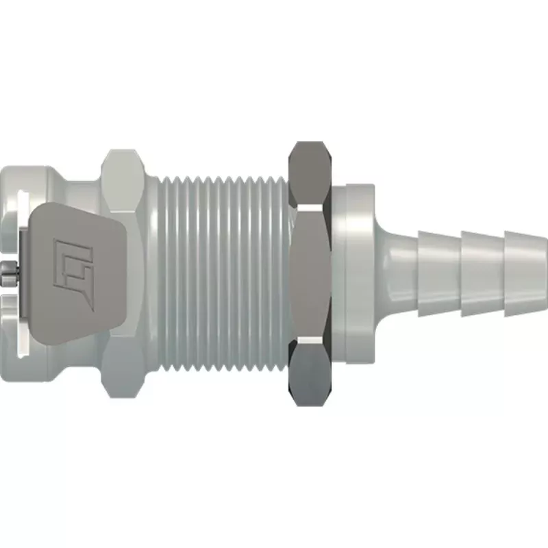 40PP Series Non-Valved Socket, 1/4" HB, Molded Grey