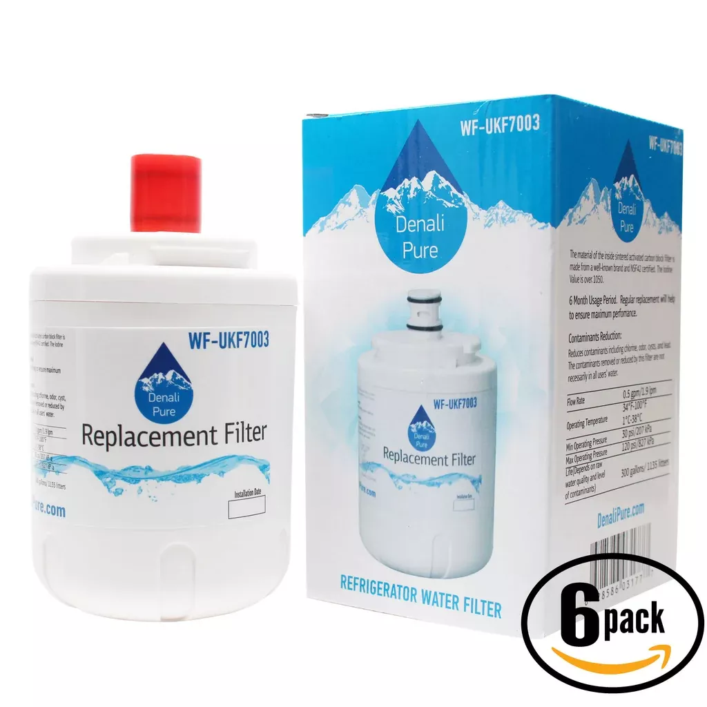 6-Pack Admiral GS2728EEDW Refrigerator Water Filter Replacement