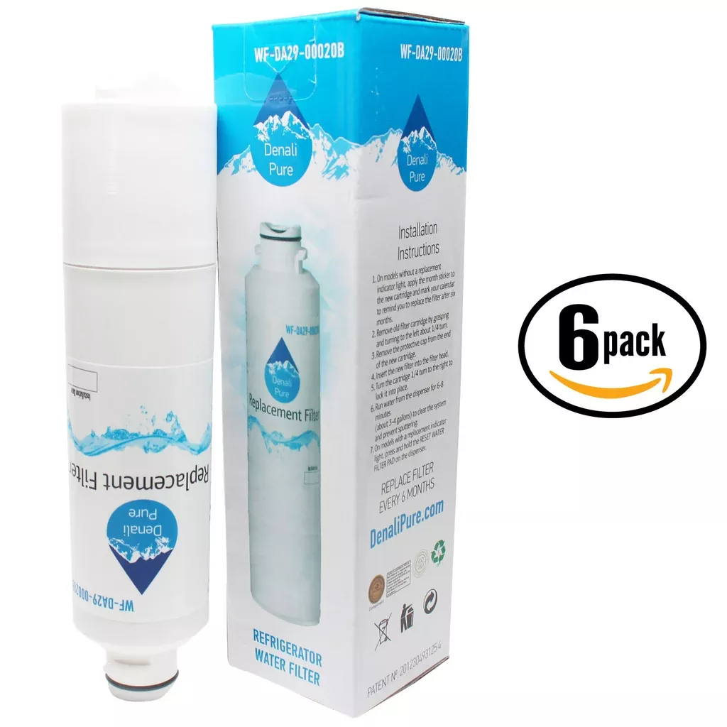 6-Pack Samsung RF263BEAESP /AA-0001 Refrigerator Water Filter Replacement