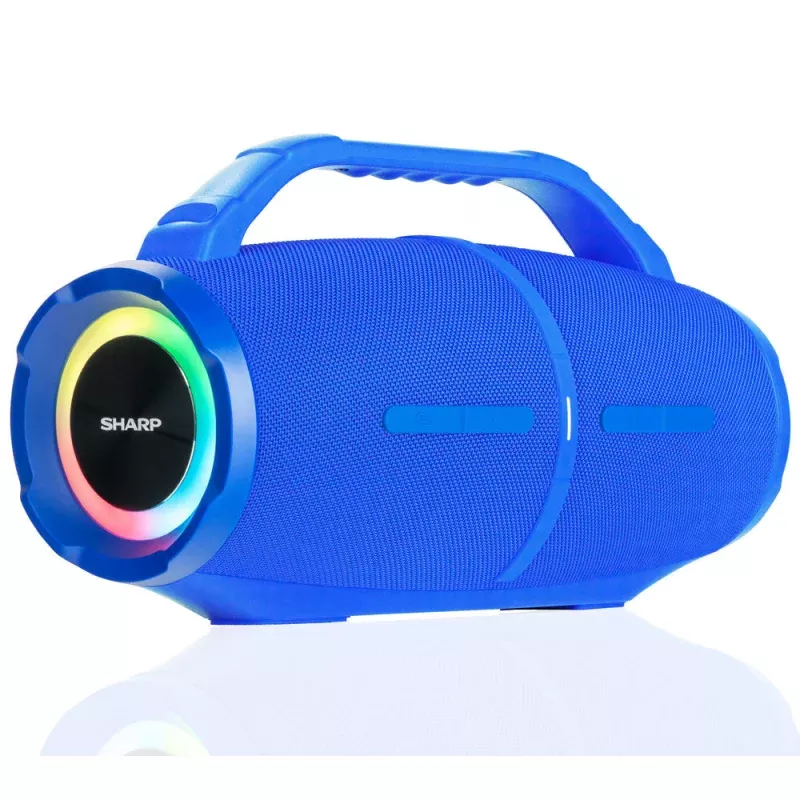 60 Watts Portable Bluetooth Boombox Speaker - Blue