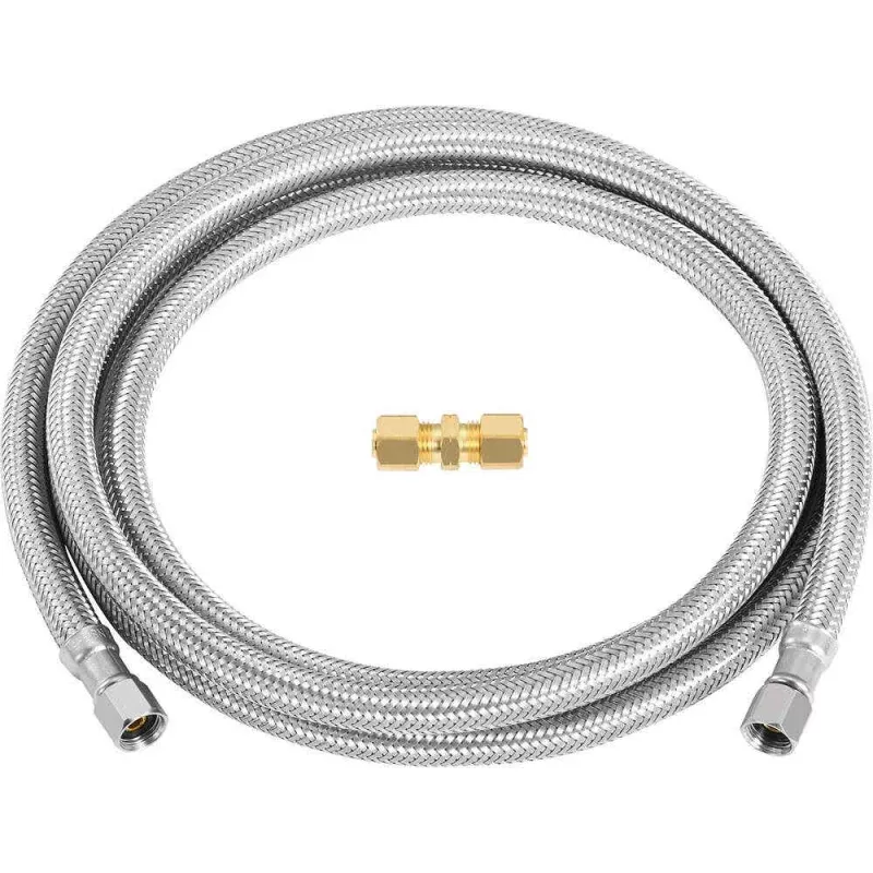 7 Ft. Stainless Steel Refrigerator Water Supply Line