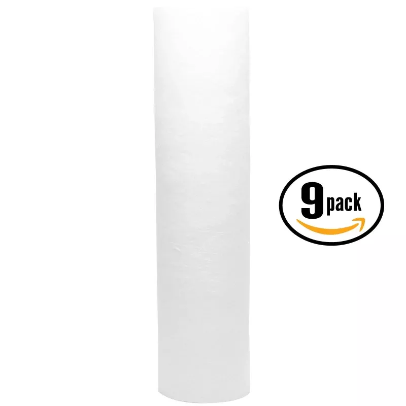9-Pack Replacement Filter Compatible with PurePro EC106-Alkaline Polypropylene Sediment