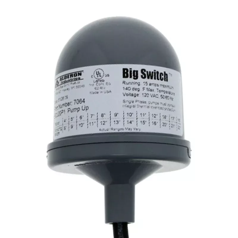 Alderon 200918 Pump Up Series Float Switches