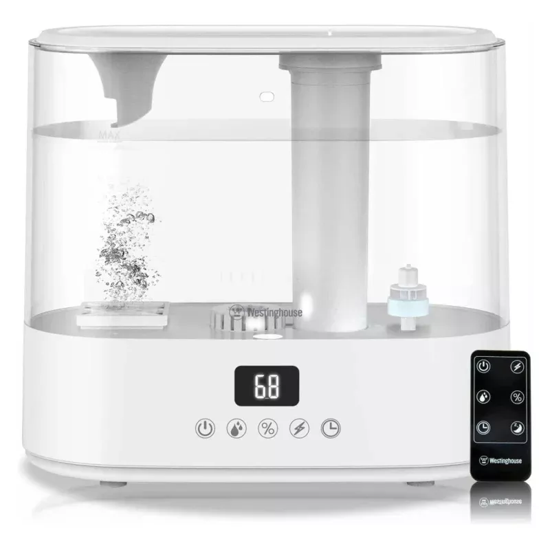Antimicrobial Air Sterilization Humidifier, White