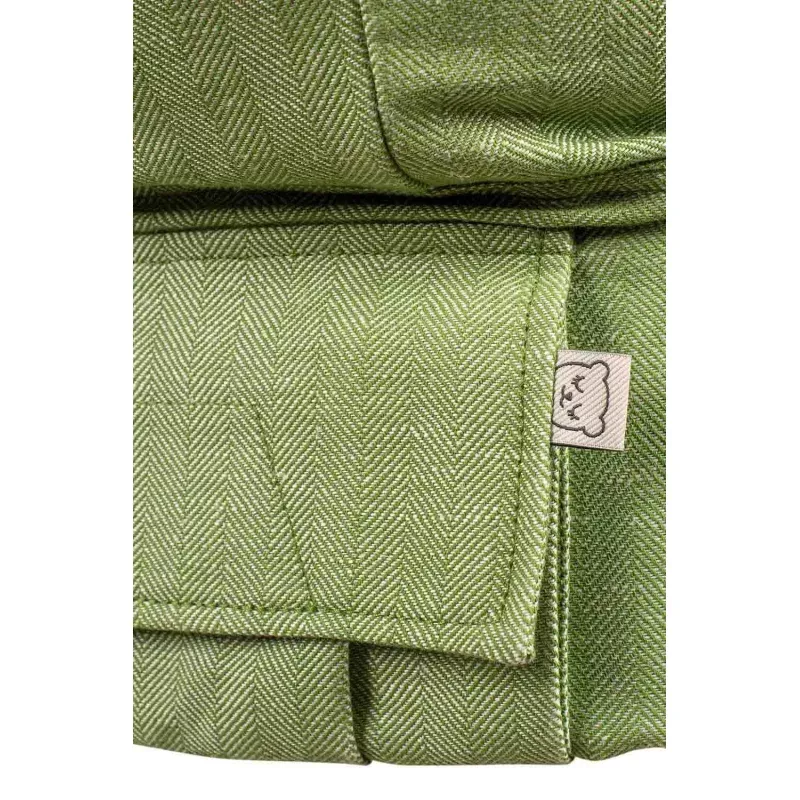 Baby Linen Toddler Carrier - Basil