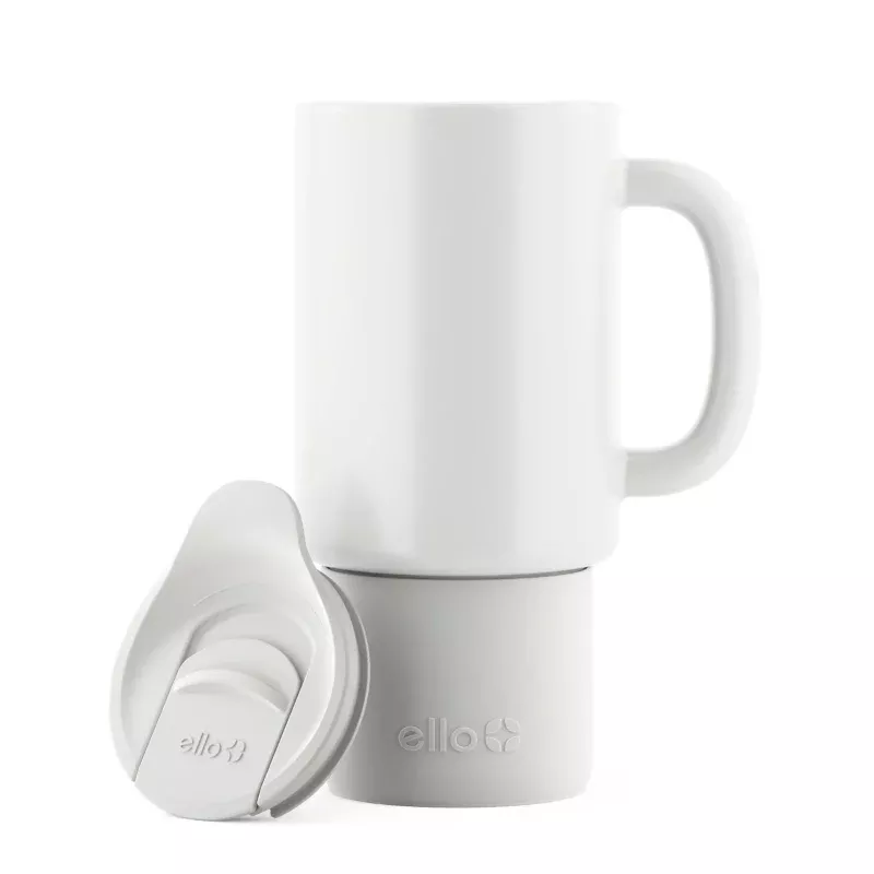 Ceramic Travel Mug - White