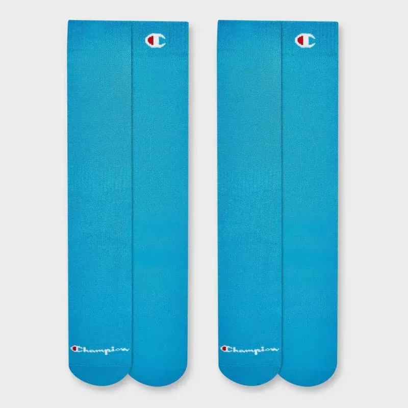 Champion All Sport Performance Over the Calf Socks 2pk - Blue L