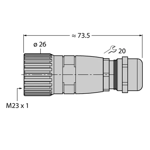 CK 12-0 | TURCK Field-Wireable Connector