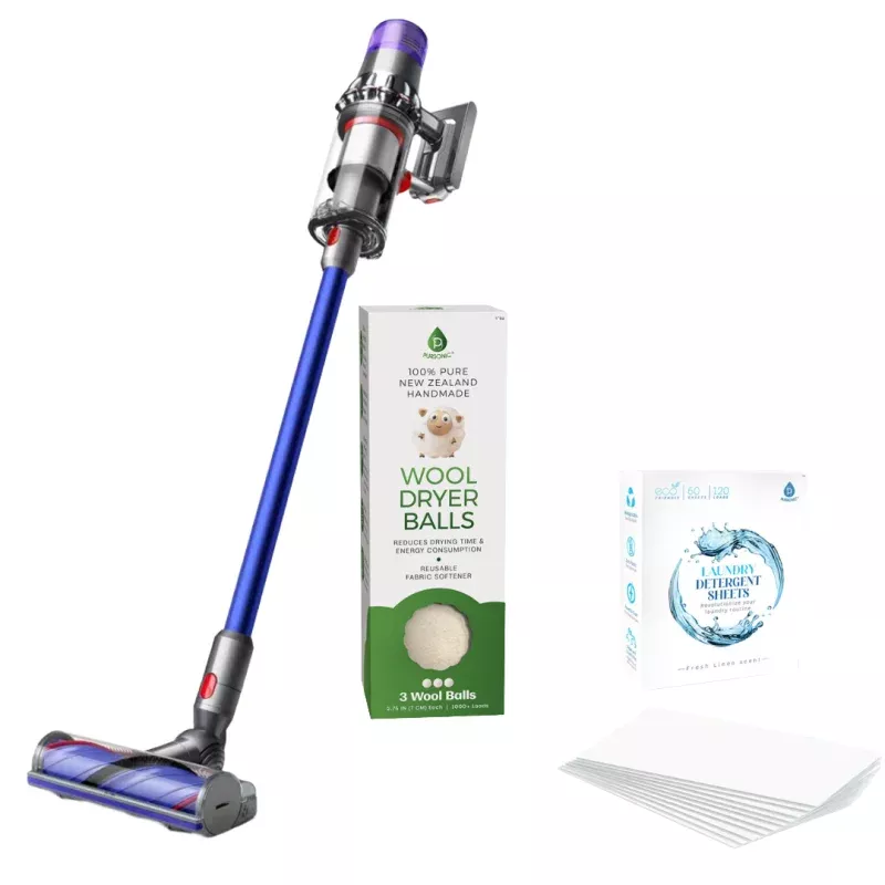 Clean Home Essentials Bundle Dyson Cordless Vacuum & Laundry Care Set