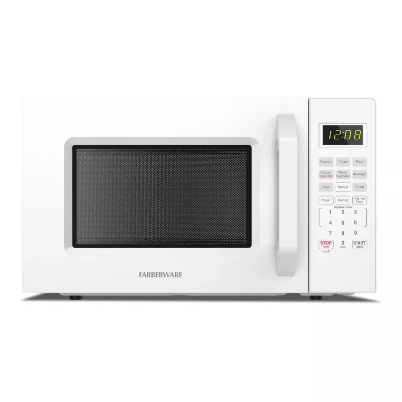 Compact Microwave Oven - White