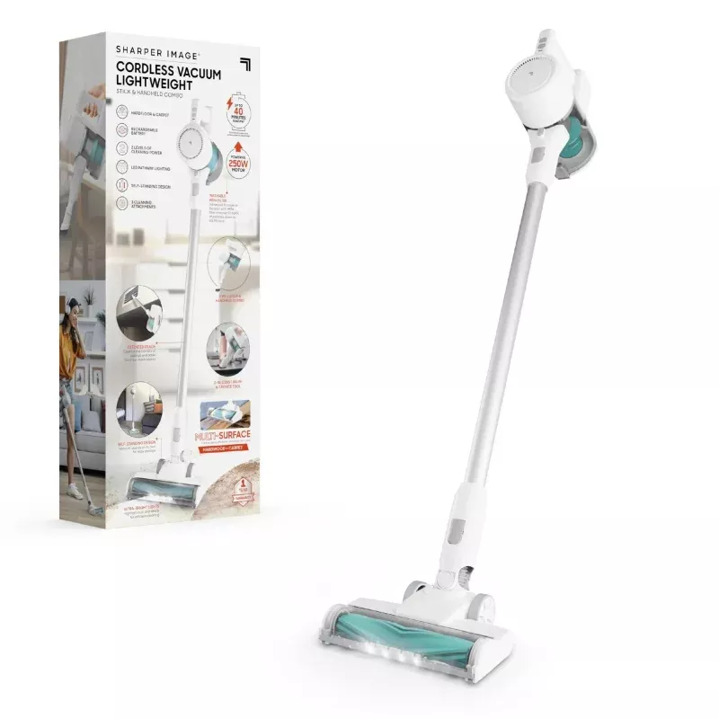 Cordless Vacuum Lightweight Stick and Handheld Combo White