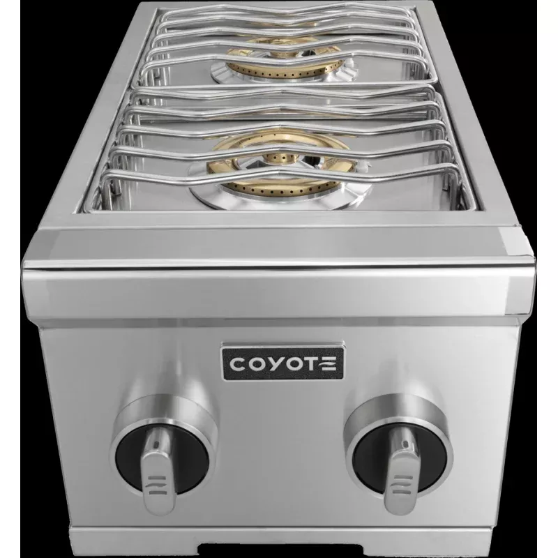 Coyote C3DBNG 12" Built-In Double Side Burner Ng