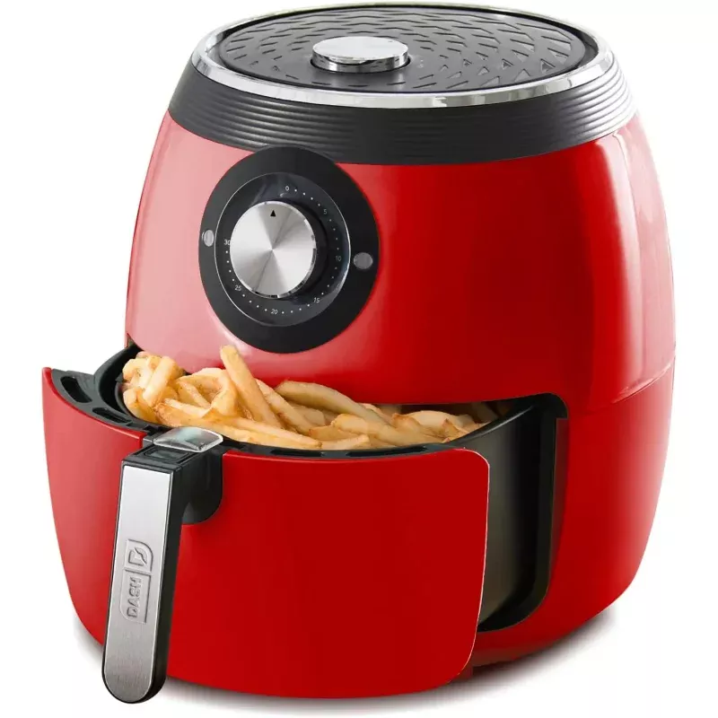 Deluxe Air Fryer 6 QT- Red