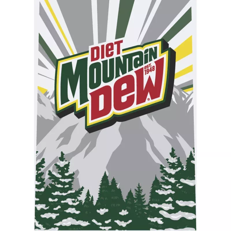 Diet Mtn Dew UF1 Decal