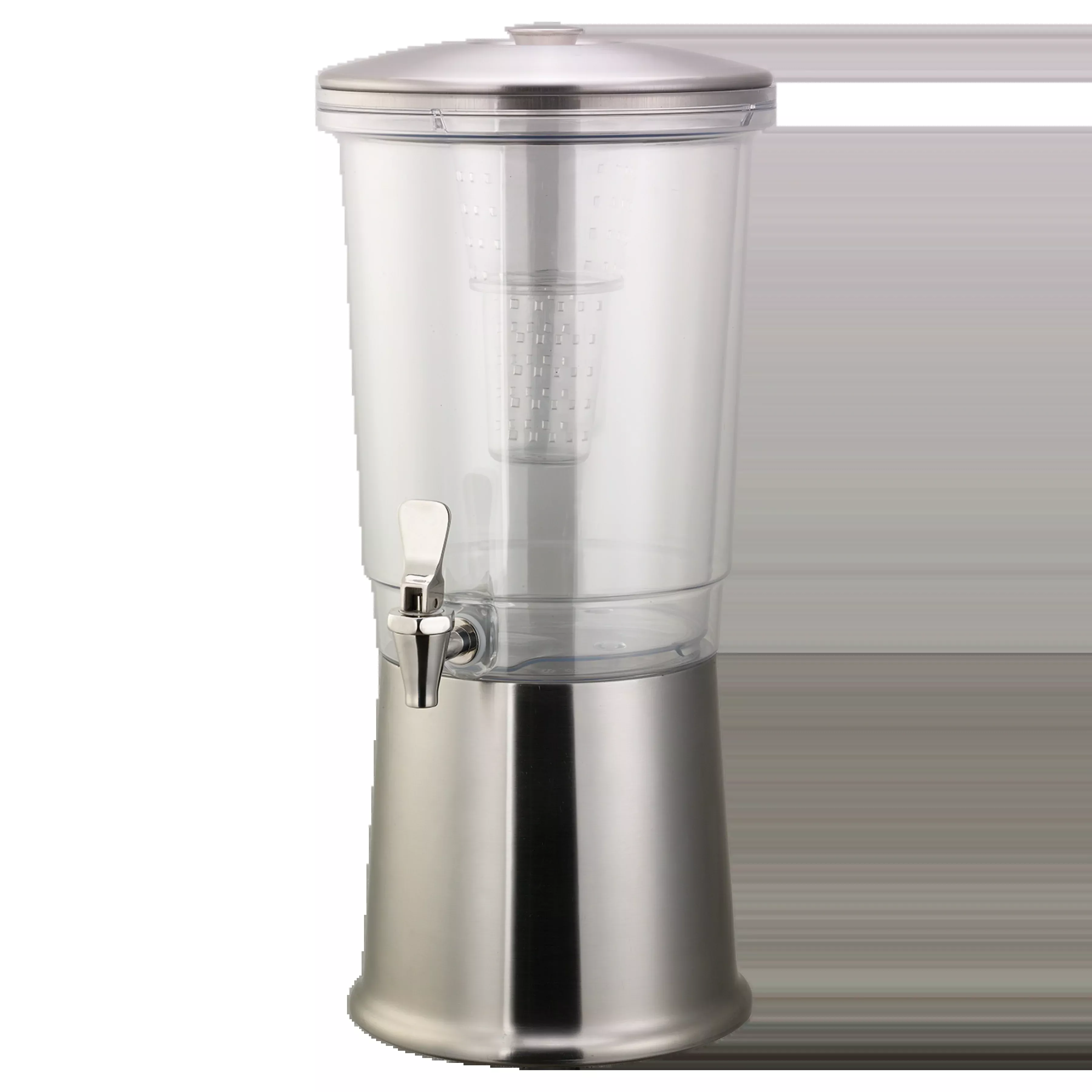 Double-Wall Cold Beverage Dispenser - Service Ideas Elite 3 Gallon Stainless