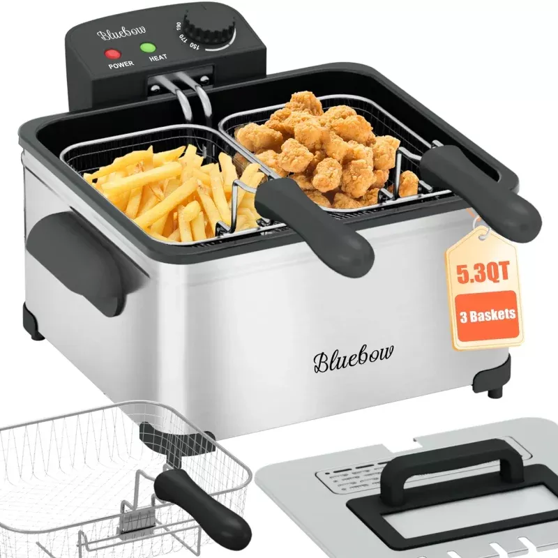 Electric Deep Fryer - 5.3QT