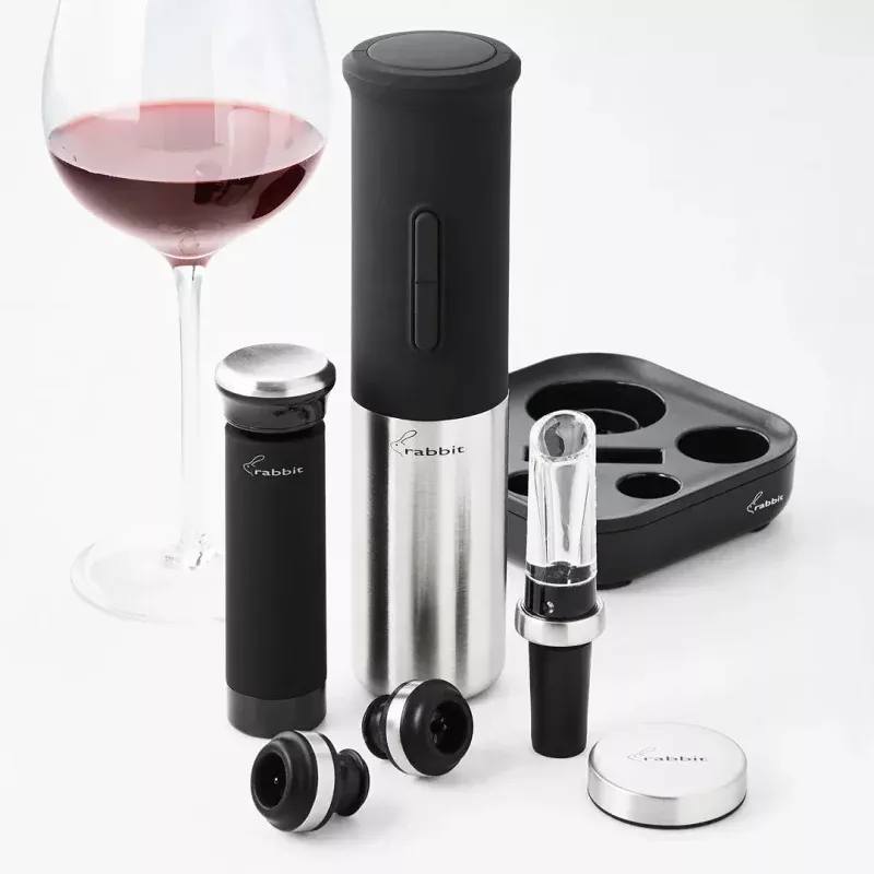 Electric Wine Set - Open, Serve & Preserve
