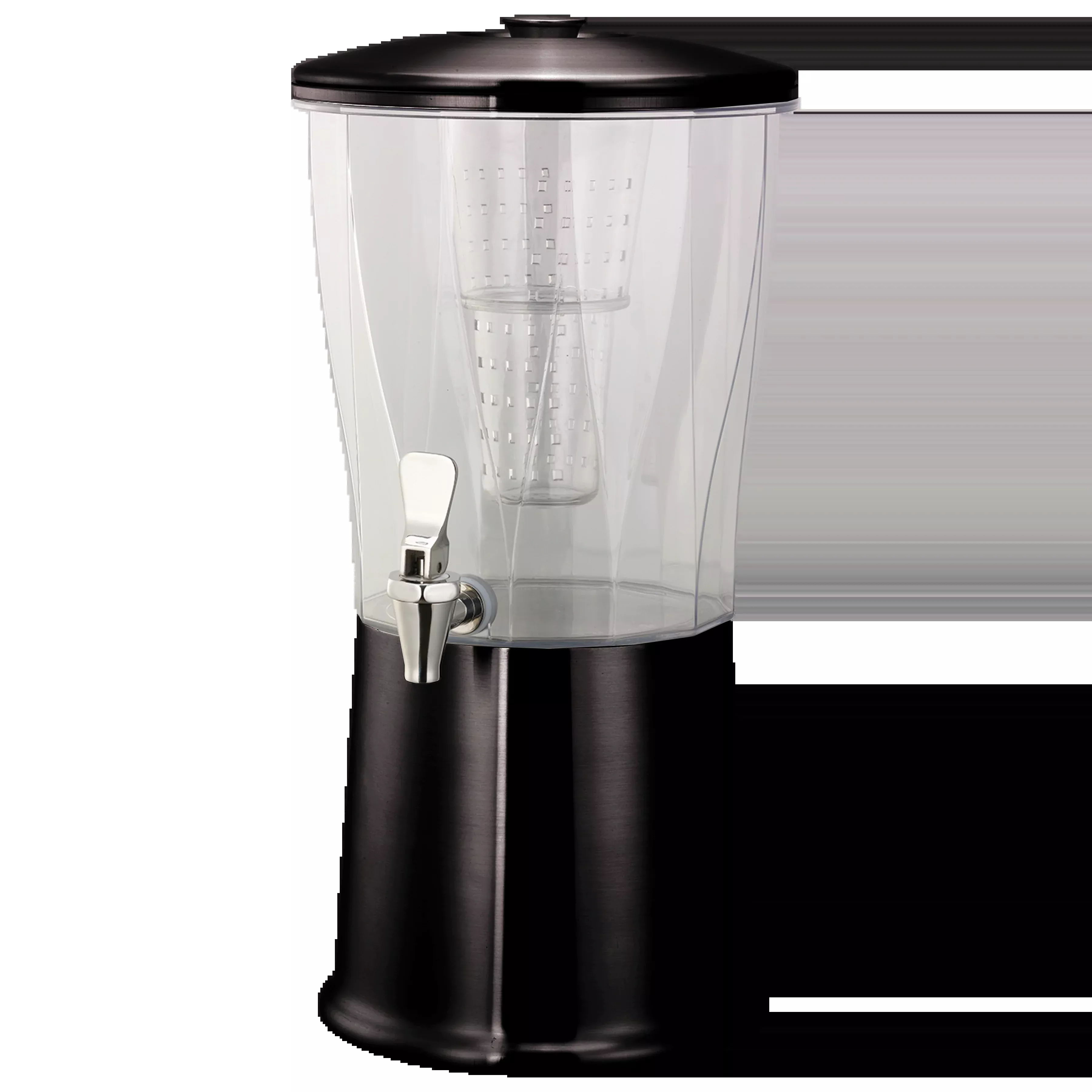 Elite 3-Gallon Stainless Beverage Dispenser in Black Onyx