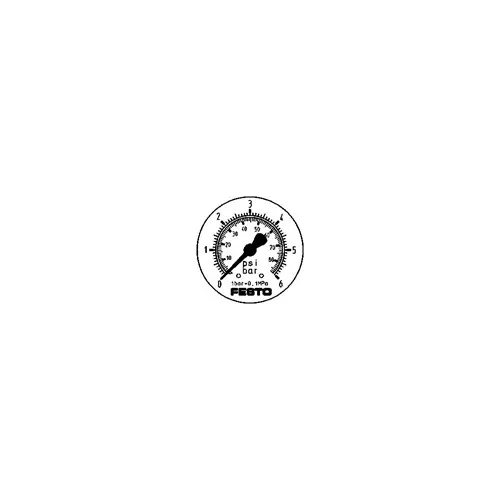 Festo FMAP-63-6-1/4-EN Flanged precision pressure gauge