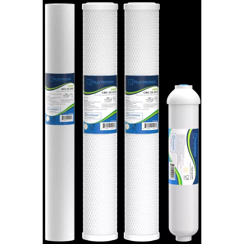 Flotronix Replacement Filter Set Compatible with Hague LC100 Reverse Osmosis System