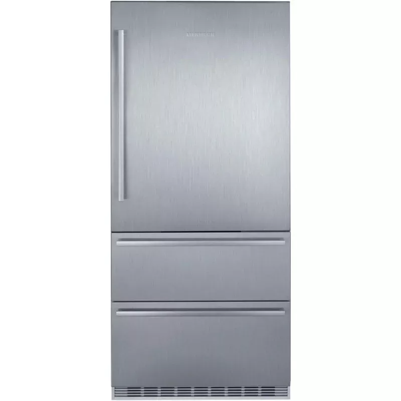 Freestanding Refrig/Freezer 36", Large Door, NOT Reversible, Right Hinge