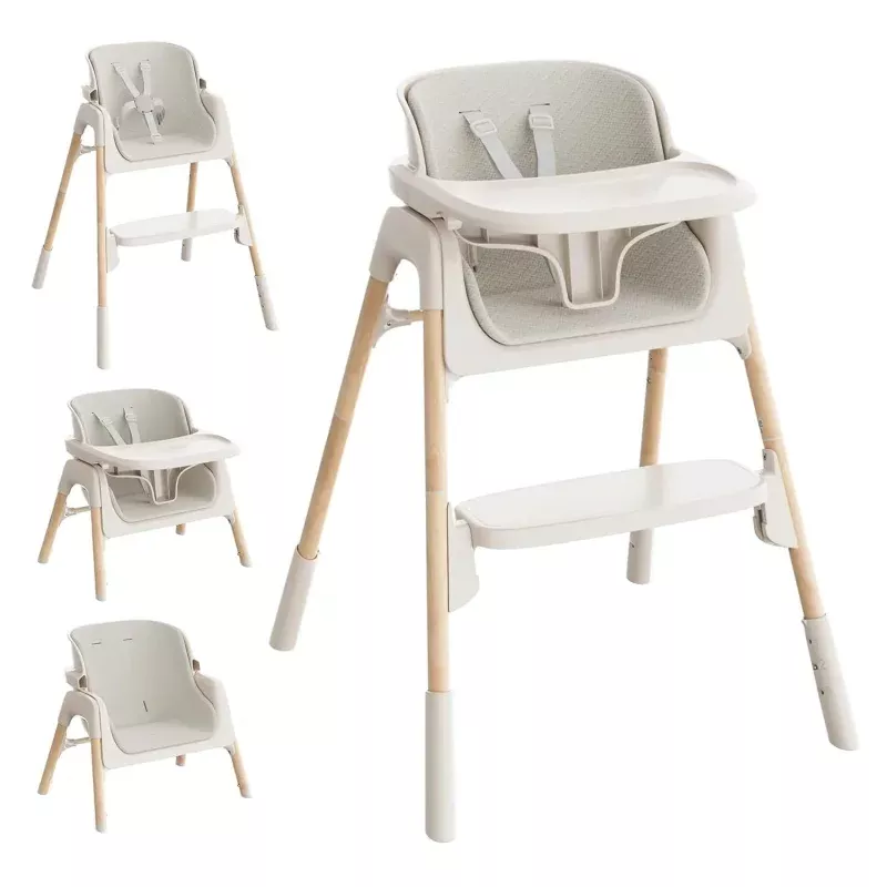 High Chair for Babies and Toddlers - Beige