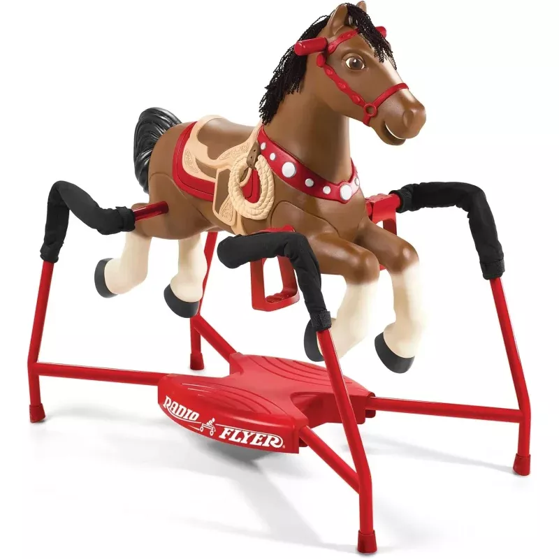 Interactive Riding Horse Toy - Brown