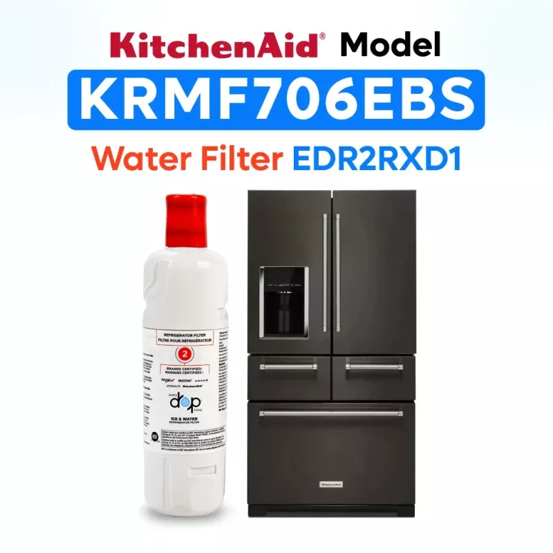 KitchenAid Model KRMF706EBS Water Filter
