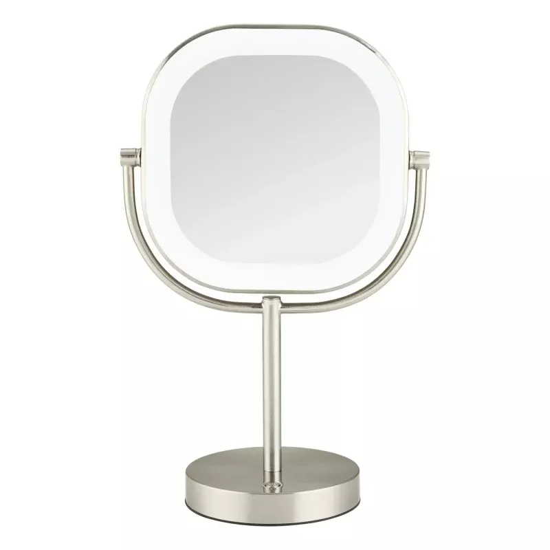 LED Double-Sided 1x/10x Magnification Rechargeable Mirror