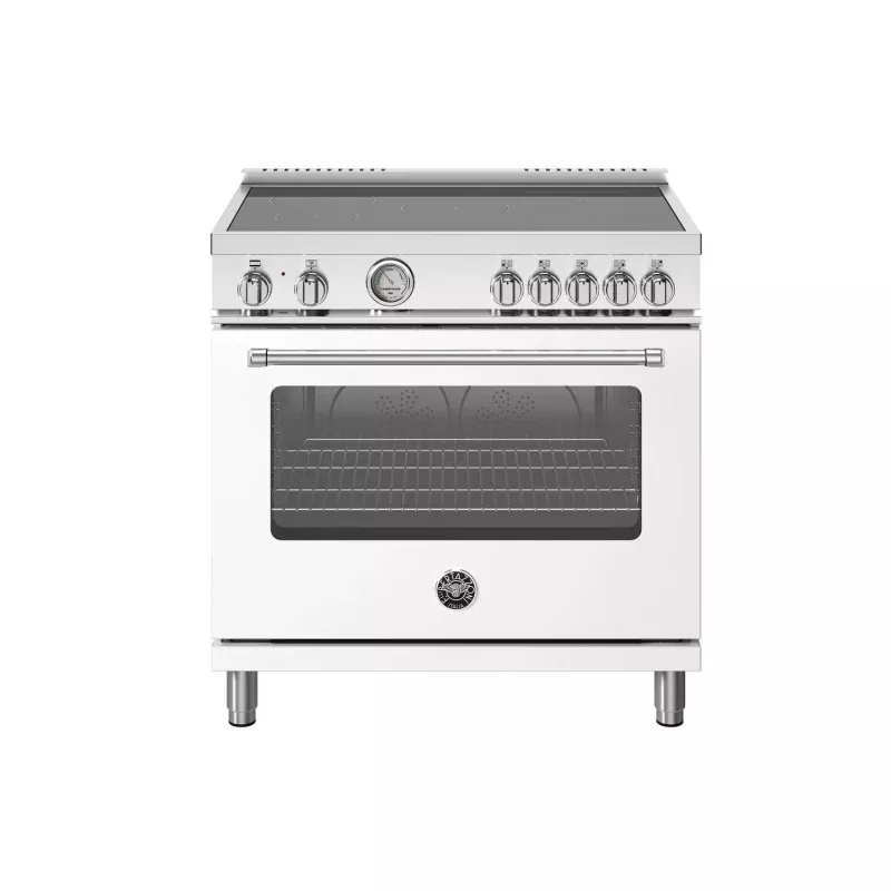 Master 36" Range Induction Manual Clean Bianco White