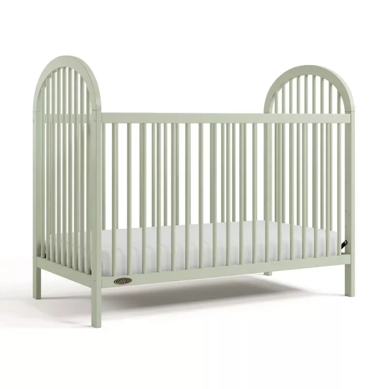 Olivia 3-in-1 Convertible Crib - Sage