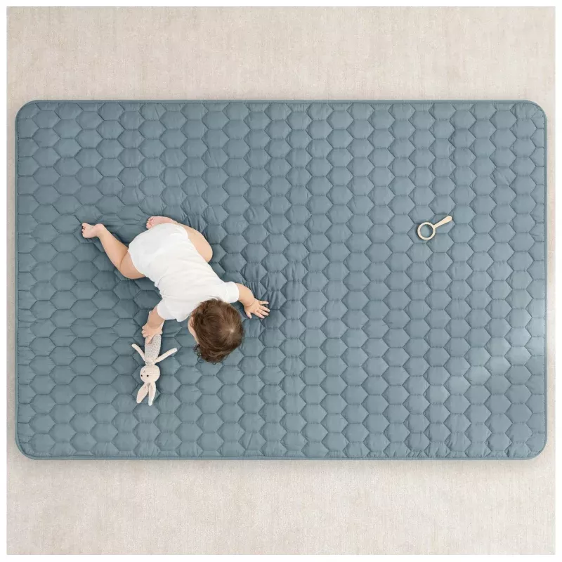 Play Mat with Non-Slip Bottom - Pacific Blue