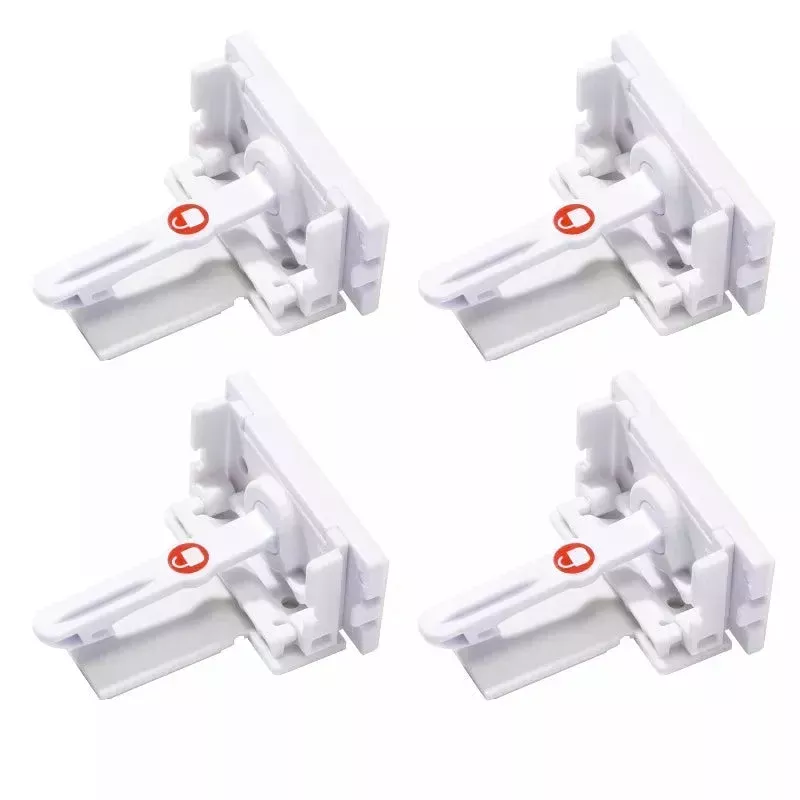 Secure-to-Explore Adhesive Locks - White - 4pk