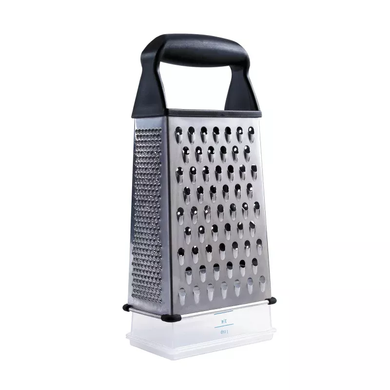 SoftWorks Box Grater with Detachable Food Storage Container