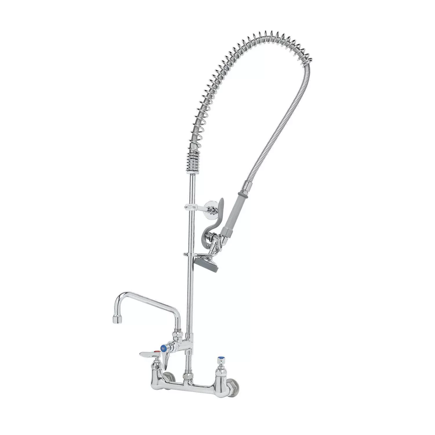 T&S Brass B-0133-ADF08-B EasyInstall Pre-Rinse - 8" ADF & Wall Bracket