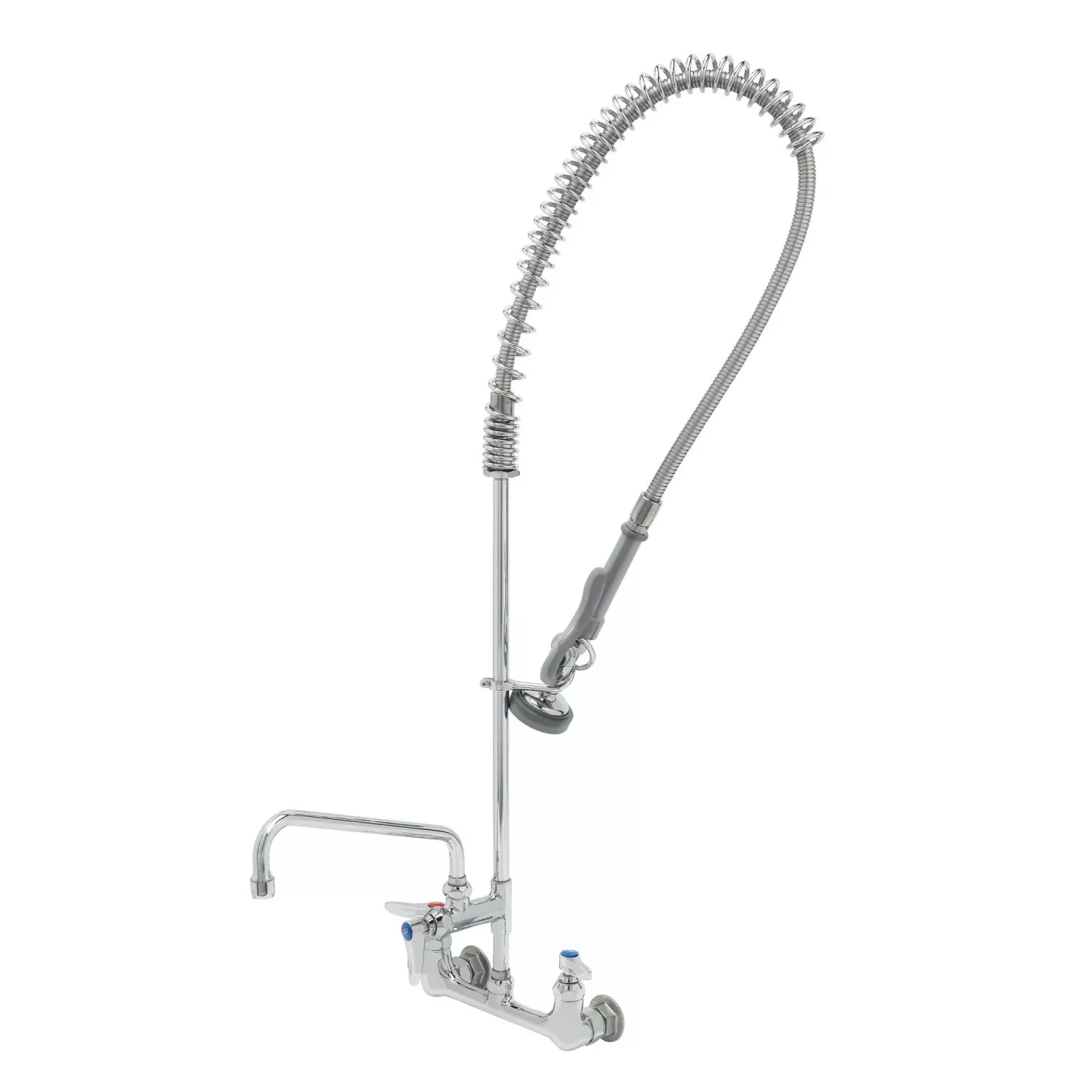 T&S Brass B-0133-ADF12 EasyInstall Pre-Rinse - 8" Wall & 12" ADF