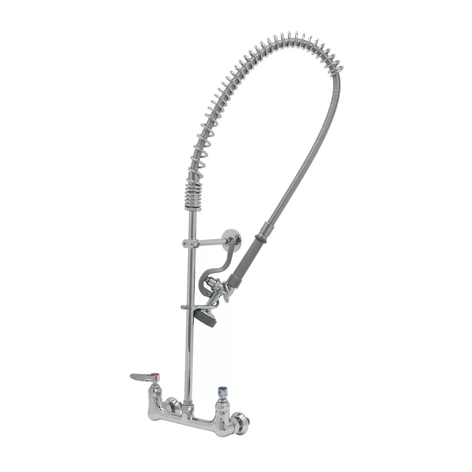 T&S Brass B-0133-EE-B EasyInstall Pre-Rinse - EE Inlets & Wall Bracket