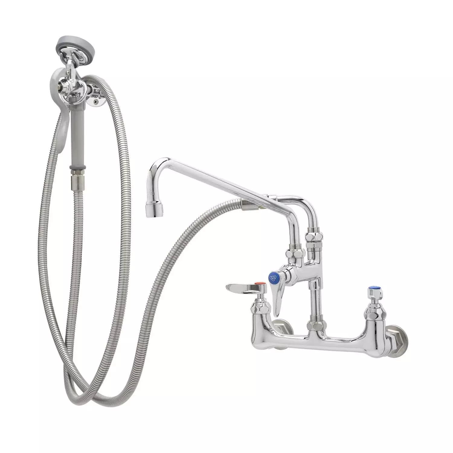 T&S Brass B-0175 Pre-Rinse Unit - 12" Height & Base Nozzle