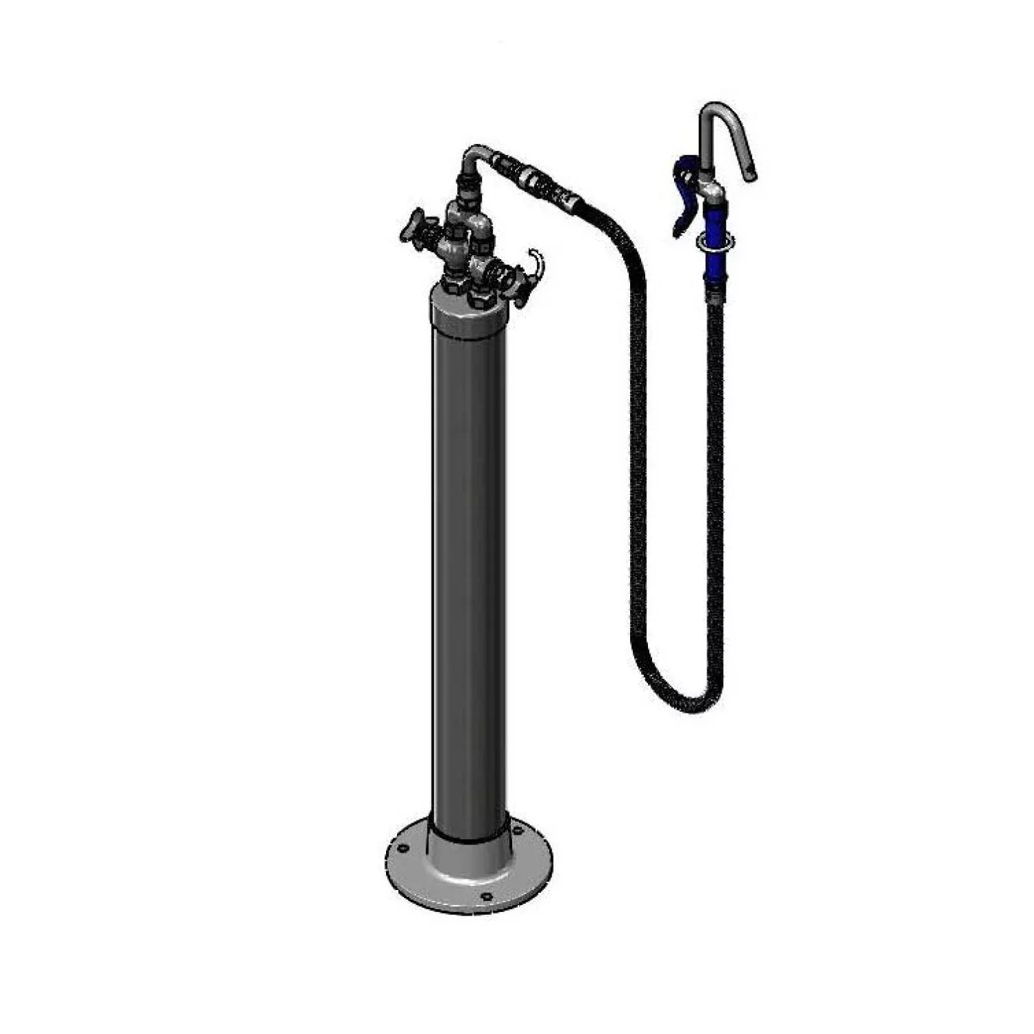 T&S Brass B-0188 Kettle Kaddy - Vacuum Breaker & Hook Nozzle